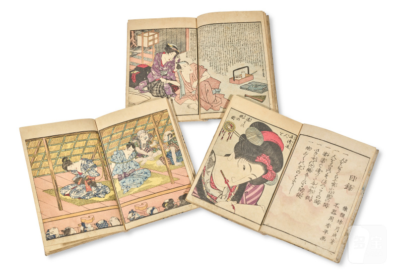 UTAGAWA KUNISADA (1786-1864)  (Ehon) Kaidan yoru no tono - 图3